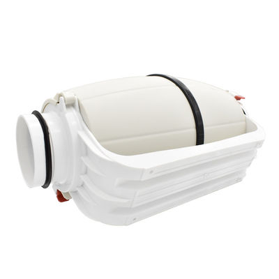 240V SAA Αθόρυβος 200mm Προσαρμογή Υδροπονική Μαύρη Μεικτή ροή Φαν τοίχος