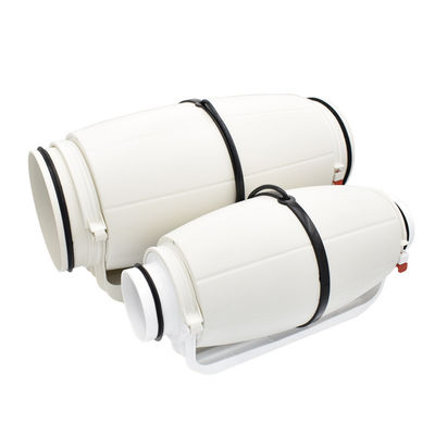 240V SAA Αθόρυβος 200mm Προσαρμογή Υδροπονική Μαύρη Μεικτή ροή Φαν τοίχος