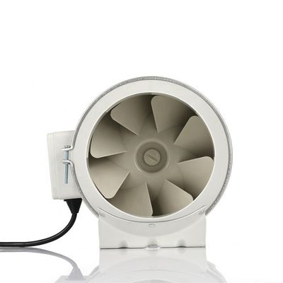 Προσαρμοσμένη υποστήριξη OEM 23-65 SAA Silent 315mm Hydroponic White Mixed Flow Wall Mounted Fan