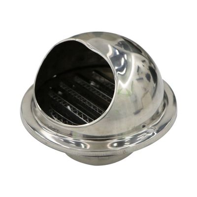 125MM πλαστικό ημι-κατακάμπτο ευέλικτο αγωγό για ανοξείδωτο χάλυβα στρογγυλό καπάκι εξαερισμού