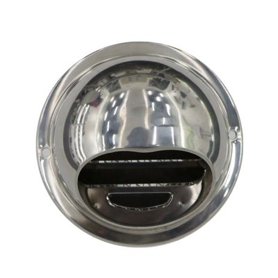 125MM πλαστικό ημι-κατακάμπτο ευέλικτο αγωγό για ανοξείδωτο χάλυβα στρογγυλό καπάκι εξαερισμού