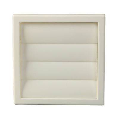 100mm ABS Louvred Wall Vent Grille με κάλυψη φλας βελτιώνει την εξαερισμό στα ξενοδοχεία