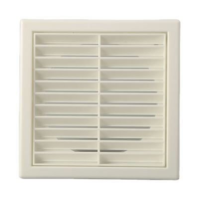 100mm ABS Louvred Wall Vent Grille με κάλυψη φλας βελτιώνει την εξαερισμό στα ξενοδοχεία