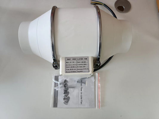240V 3 έτη Μηχανική ζωή Προσαρμογή 4 6 8 ιντσών ανεμιστήρας εξαερισμού για θερμοκήπιο