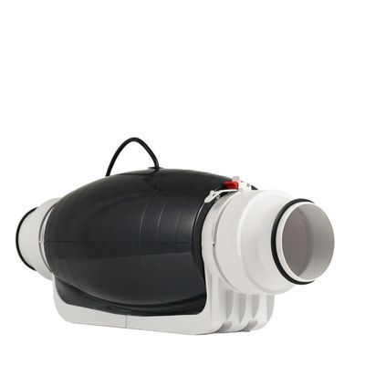 Ελέγχος θερμοκρασίας και υγρασίας AC 6&quot; Inline Duct Fan για θερμοκήπια 3 χρόνια Μηχανική διάρκεια ζωής