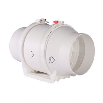 Ελέγχος θερμοκρασίας και υγρασίας AC 6&quot; Inline Duct Fan για θερμοκήπια 3 χρόνια Μηχανική διάρκεια ζωής