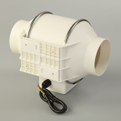 Ελέγχος θερμοκρασίας και υγρασίας AC 6&quot; Inline Duct Fan για θερμοκήπια 3 χρόνια Μηχανική διάρκεια ζωής