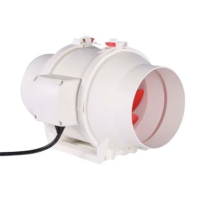 125mm Φανατικός αγωγός για HVAC Προσαρμοσμένη OEM Υποστήριξη Σιωπή Εσωτερική πλαστική μικτή ροή