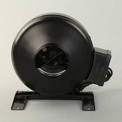 Υψηλή ροή αέρα 6 ιντσών Inline Duct Fan Exhaust Booster Fan για υδροπονική αυξητική σκηνή λευκό