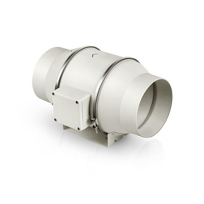 240V Λευκό 8 ίντσες 200 500 800 CFM Πλήρης στρογγυλός εξαεριστικός ανεμιστήρας μπάνιου με φίλτρο άνθρακα