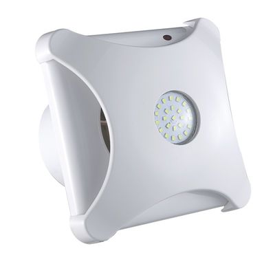 Φαντάσματος τοίχου 100-150mm 4 6 ίντσες 220V/110V Φαντάσματος εξαγωγής εξαερισμού με φως LED και πλαστική λεπίδα