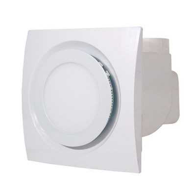 Φαντάσματος τοίχου 100-150mm 4 6 ίντσες 220V/110V Φαντάσματος εξαγωγής εξαερισμού με φως LED και πλαστική λεπίδα