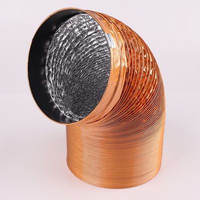 Παραδοσιακό 100MM 125MM Αεροπορικό ημι-καταστροφικό 8 ιντσών ημι-καταστροφικό αλουμίνιο ευέλικτο σωλήνα αγωγών