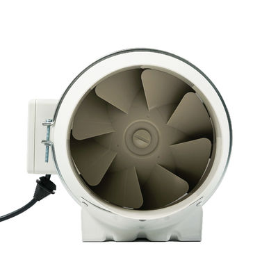 220V 4-12 ίντσες 100mm 125mm 150mm 200mm αεραγωγός εξαερισμού μικτής ροής εσωτερικός ανεμιστήρας