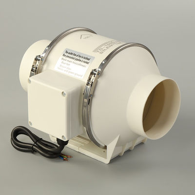 220V 4-12 ίντσες 100mm 125mm 150mm 200mm αεραγωγός εξαερισμού μικτής ροής εσωτερικός ανεμιστήρας