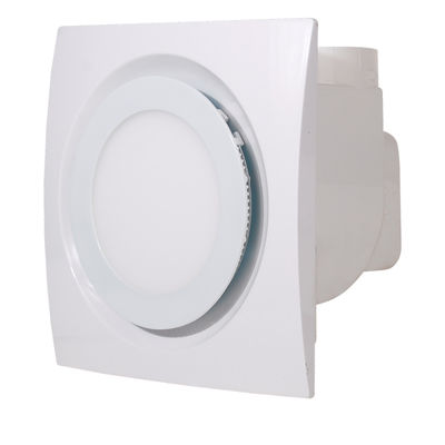 Σπίτι 220V 4 6 ίντσες Σιωπηλή υψηλή ροή αέρα LED φως τοίχος τοποθετημένο κανάλι εξαγωγέα αέρα ανεμιστήρα