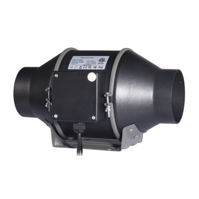 100~240V Χαμηλός θόρυβος 4 ιντσών 100mm In-line αγωγός ανεμιστήρας με ρυθμιστή ταχύτητας για υδροπονική εξαεριστική ανεμιστήρα