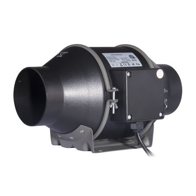 100~240V Χαμηλός θόρυβος 4 ιντσών 100mm In-line αγωγός ανεμιστήρας με ρυθμιστή ταχύτητας για υδροπονική εξαεριστική ανεμιστήρα