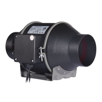 100~240V Χαμηλός θόρυβος 4 ιντσών 100mm In-line αγωγός ανεμιστήρας με ρυθμιστή ταχύτητας για υδροπονική εξαεριστική ανεμιστήρα