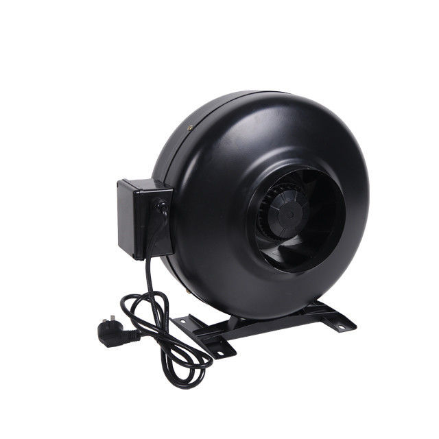 Υψηλή ροή αέρα 6 ιντσών Inline Duct Fan Exhaust Booster Fan για υδροπονική αυξητική σκηνή λευκό