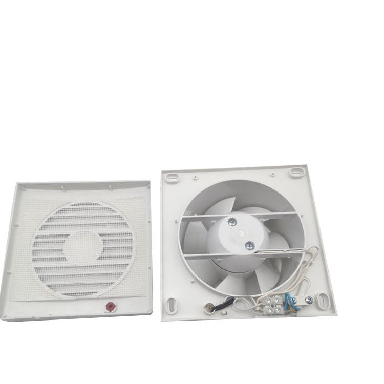Πλαστικό τετράγωνο Grill Mix Flow Duct ανεμιστήρα 6 8 ιντσών Προσαρμοσμένο λογότυπο ανεμιστήρα εξαγωγής αέρα