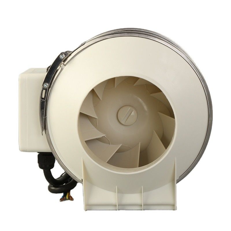 220V 4 ίντσες 6 ίντσες 8 ίντσες 200mm αεραγωγός αερισμού μικτής ροής εσωτερικός ανεμιστήρας αεραγωγού