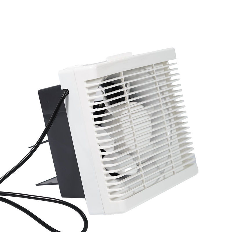 OEM/ODM 6 8 10 12 πλαστικό τετραγωνικό τοίχο τοποθετημένο παράθυρο τρύπα του μπάνιου εξαεριστικό ανεμιστήρα με λάουβερ Net εξαεριστικό ανεμιστήρα