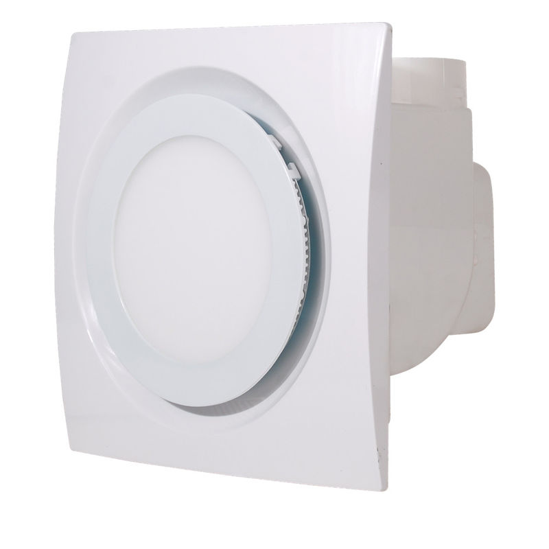 Σπίτι 220V 4 6 ίντσες Σιωπηλή υψηλή ροή αέρα LED φως τοίχος τοποθετημένο κανάλι εξαγωγέα αέρα ανεμιστήρα